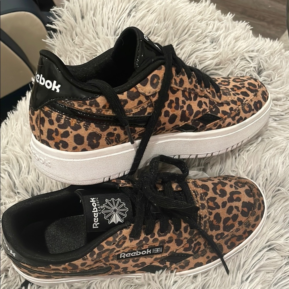 Reebok Women's Leopard Print Sneakers